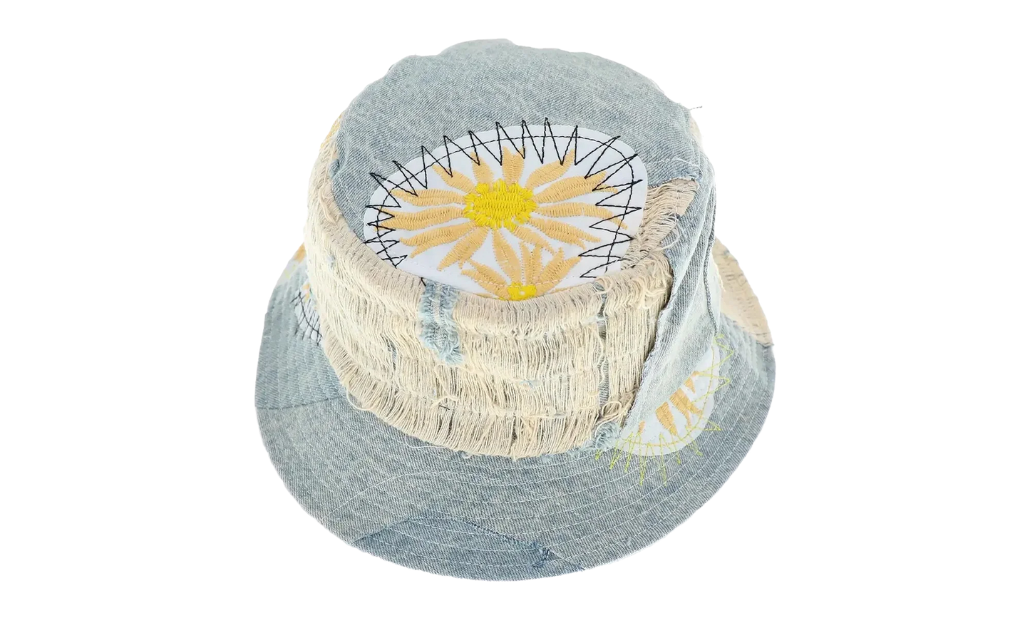 Blue Daisy Upcycled Bucket Hat "Blue" 2637 1SS220703DUBH SKY