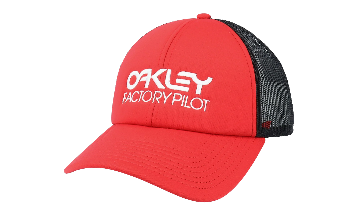 Factory Pilot Trucker Hat "Redline / Uniform Grey" FOS900510 9S6