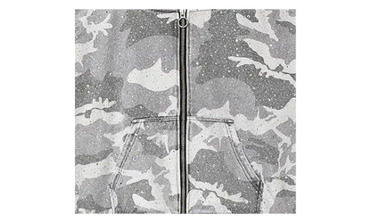 Winter Crystal Camo Work Jacket "Washed White Camo" VAL166