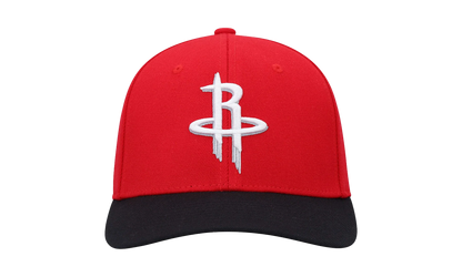 NBA Team 2 Tone 2.0 Stretch Snapback Cap "Houston Rockets - Red / Black" HHSS3265 HROYYPPPRDBK