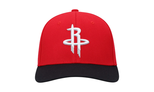 NBA Team 2 Tone 2.0 Stretch Snapback Cap "Houston Rockets - Red / Black" HHSS3265 HROYYPPPRDBK