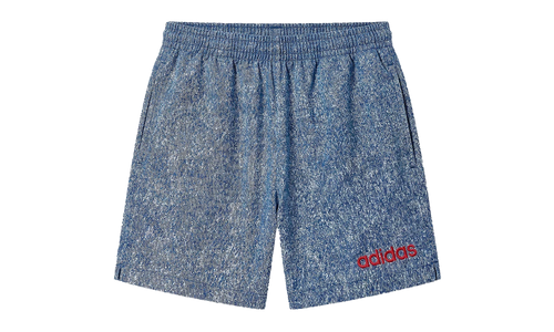 Denim Graphic Nylon Short "USA" KB2804