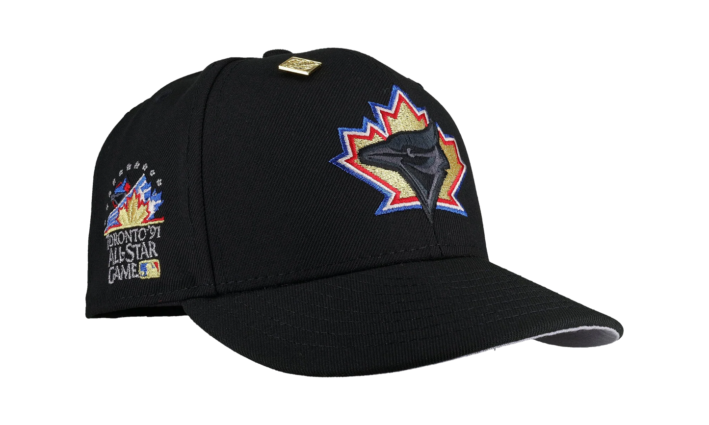 59FIFTY Toronto Blue Jays 1991 All Star Game Fitted Hat "Blackout" NE399
