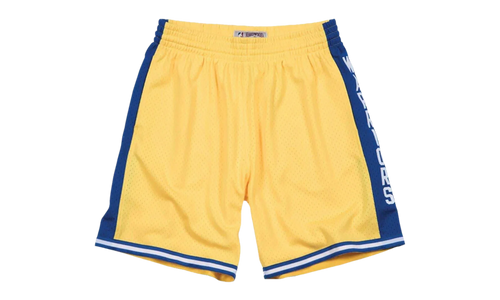 NBA Swingman Shorts "1974-75 Golden State Warriors - Yellow" 540B3A97GSWQPV