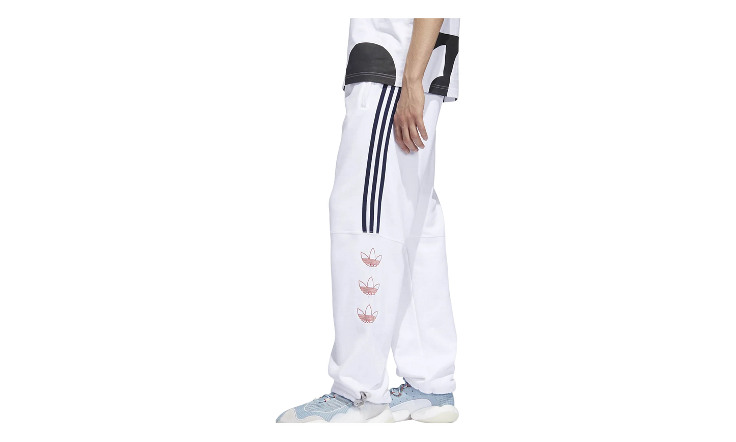 Originals Tourney Trefoil Sweat Pants "White / Raw Amber" DV3148