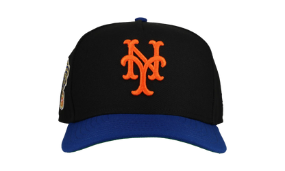 9FIFTY New York Mets 1964 World Series A Frame Snapback Hat "Black / Royal Blue" NE178