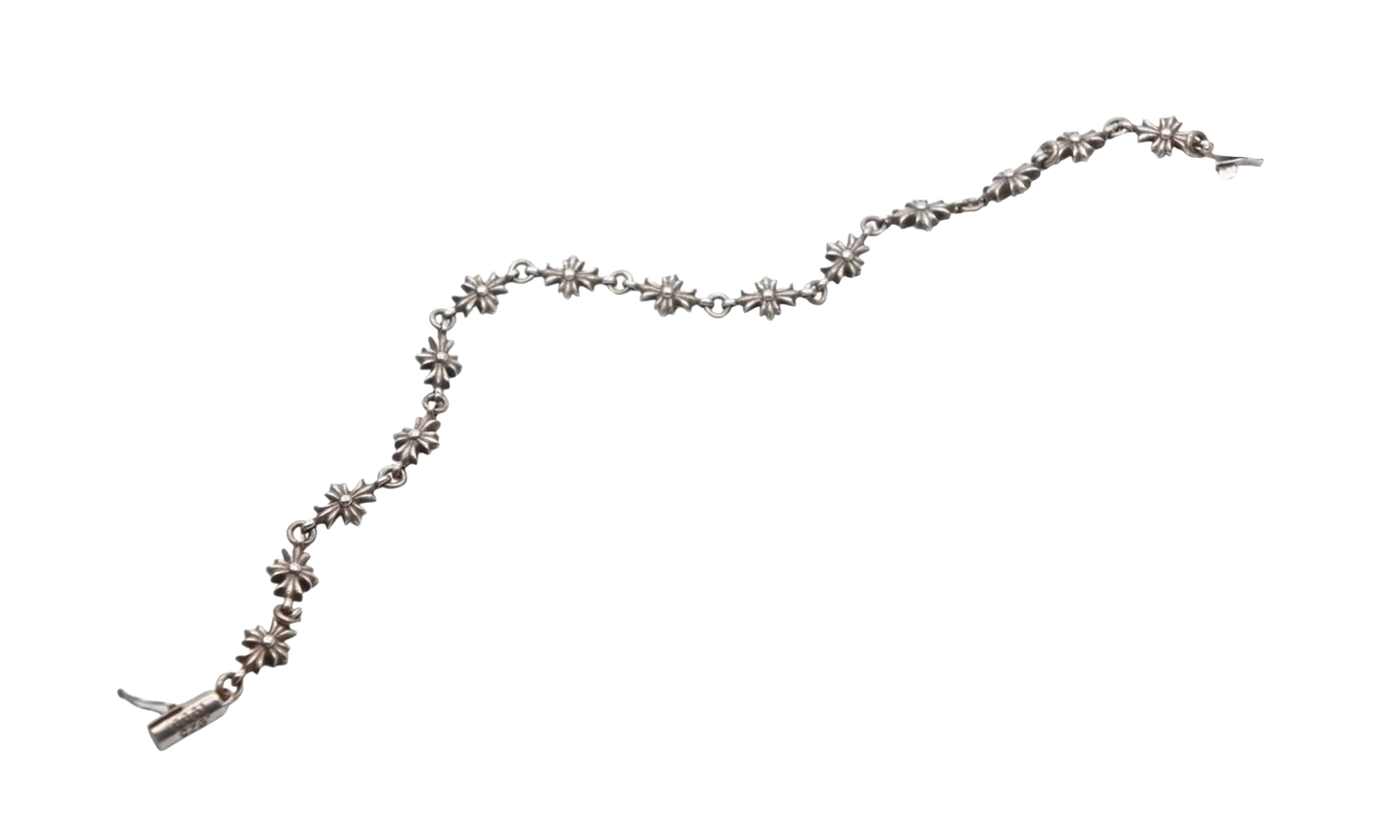 Tiny E CH Plus Bracelet 14 Links "Silver 925" CHRM0831