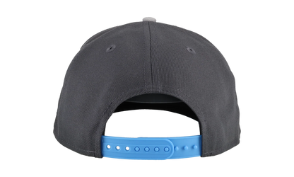 9FIFTY Los Angeles Dodgers A Frame Snapback Hat "Graphite / Ice Blue" NE155