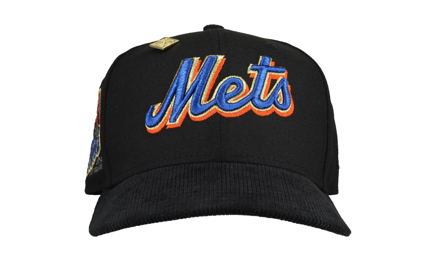 59FIFTY New York Mets Subway Series 25th Anniversary Fitted Hat "Black - Corduroy Visor" NE214