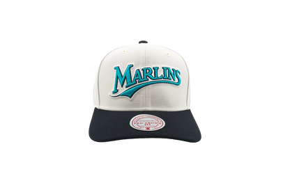 MLB Cooperstown Off Word Pro Snapback Cap "Miami Marlins - Off White" HP11517 FMAOFWH