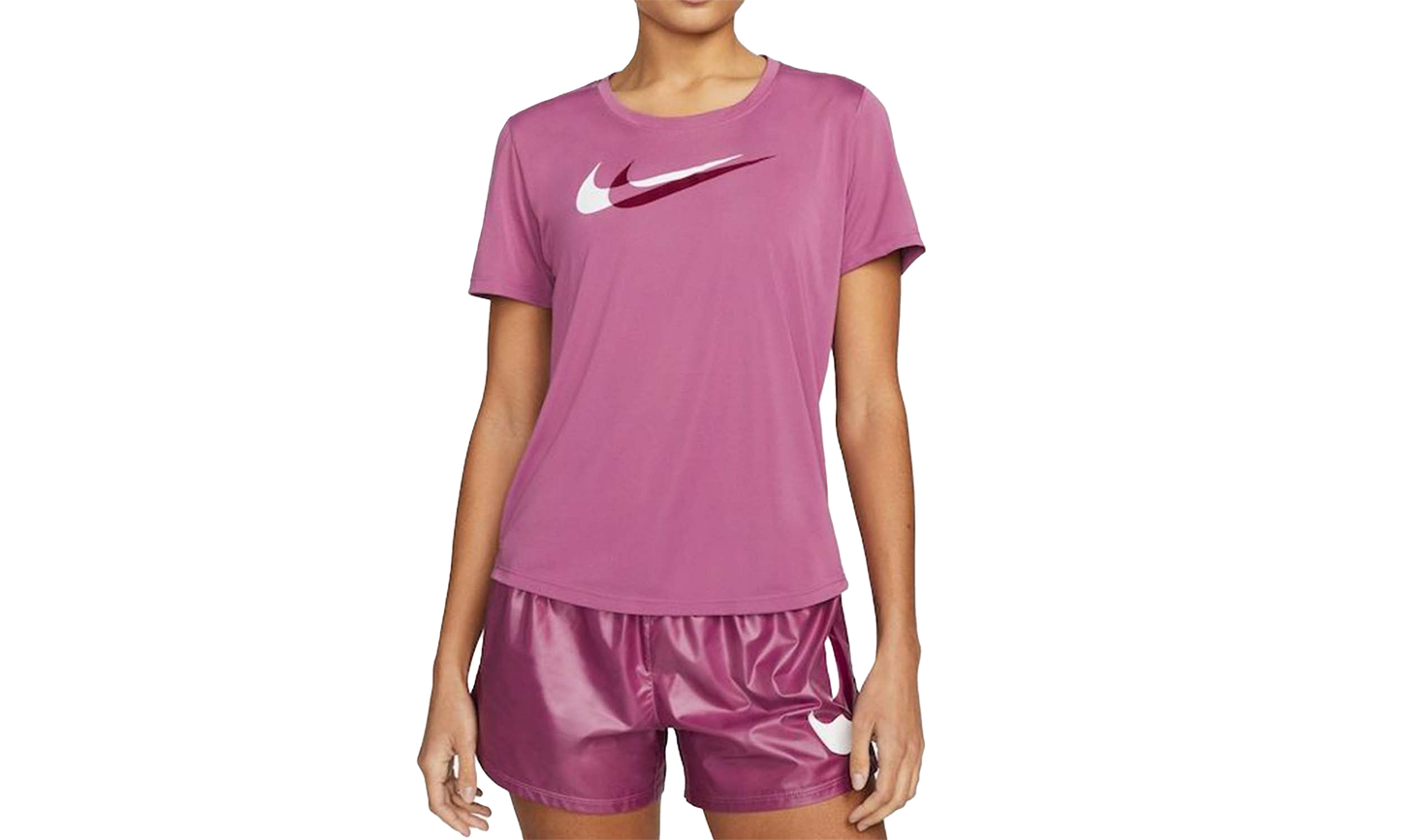 Dri-FIT Swoosh Run Short-Sleeve Running Top"LIGHT BURGUNDY" DD6478 507