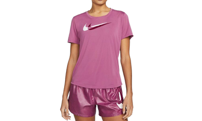 Dri-FIT Swoosh Run Short-Sleeve Running Top"LIGHT BURGUNDY" DD6478 507