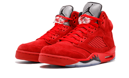 5 Retro "Red Suede" 136027 602