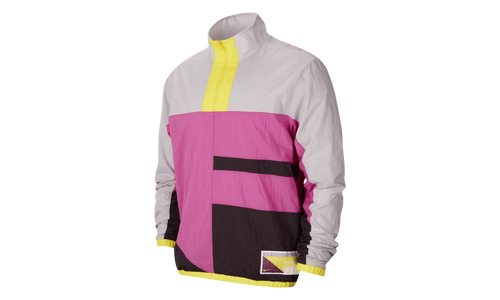Air NSW Flight Series Half Zip Breaker Jacket "Pink Yellow Black" CN8508 623
