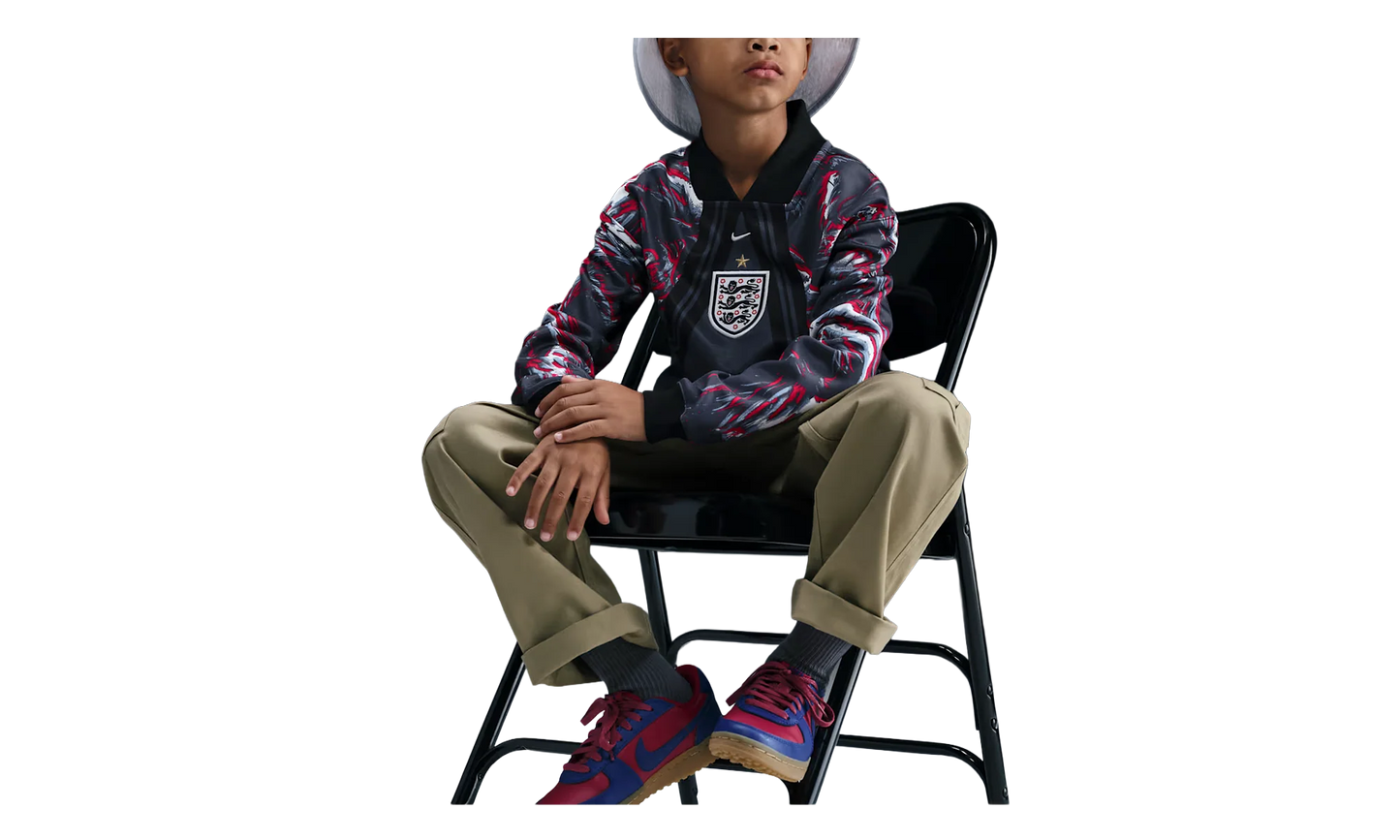 England Hollywood Keeper Dri-FIT Soccer Jersey GS "Black / Obsidian / White" IO2678 010