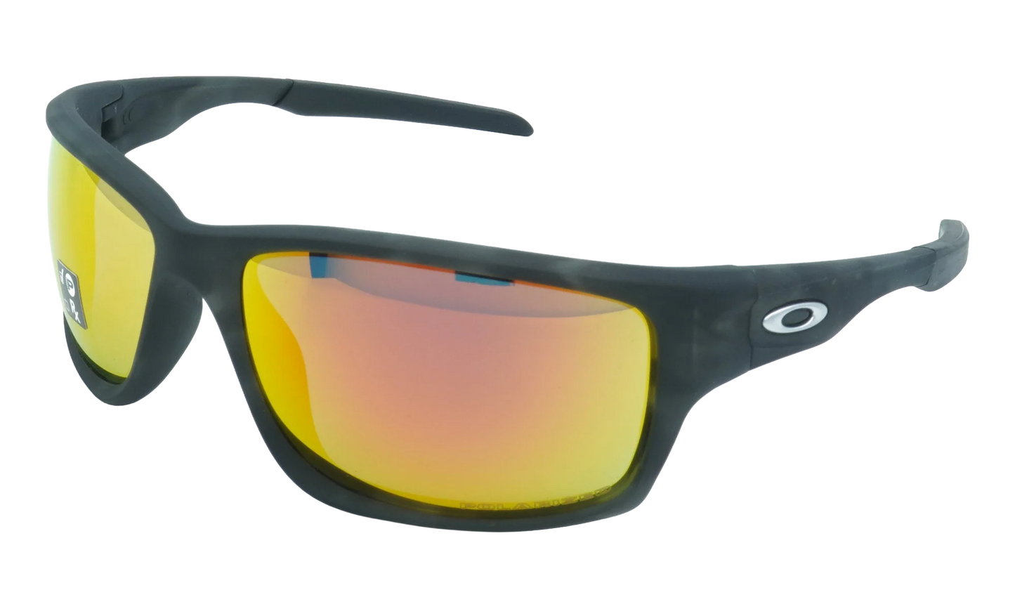 Canteen Polarized Sunglasses "Matte Black Tortoise / Ruby Iridium Polarized" OO9225 15