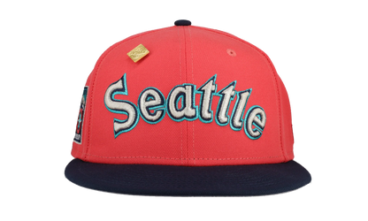 59FIFTY Seattle Mariners 40th Anniversary Patch Fitted Hat "Red / Black" 123451293749