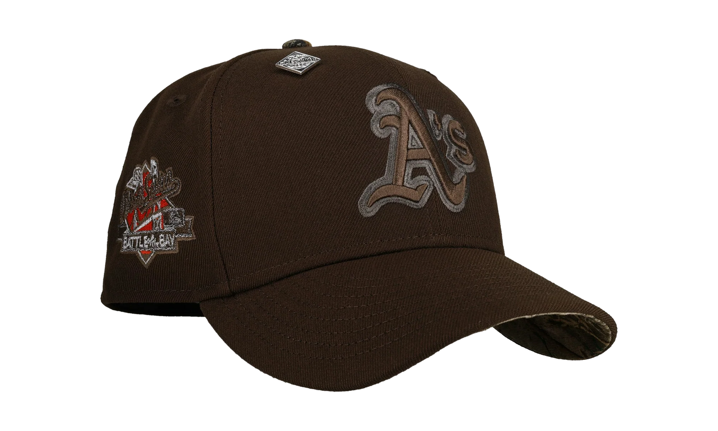 59FIFTY Oakland Athletics 1989 World Series Fitted Hat "Walnut / Copper" NE344