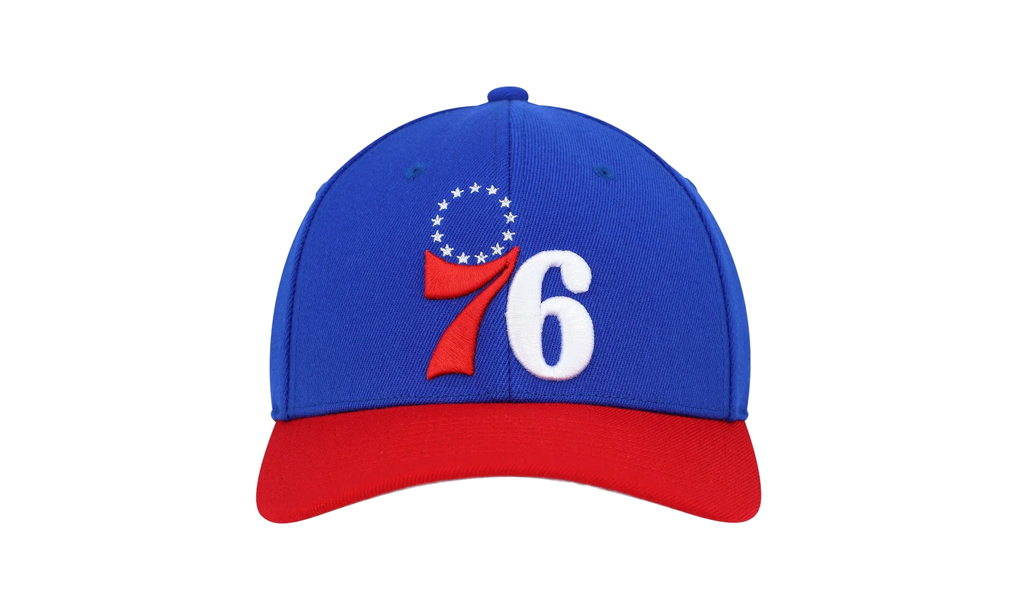 NBA Team 2 Tone 2.0 Stretch Snapback Cap "Philadelphia 76ers -Royal / Red" HHSS3265 P76YYPPPRYRD