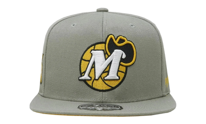 NBA Hardwood Classics Fitted Cap "Dallas Mavericks - Sunny Gray" 6HSFDX21134 DMAGREY