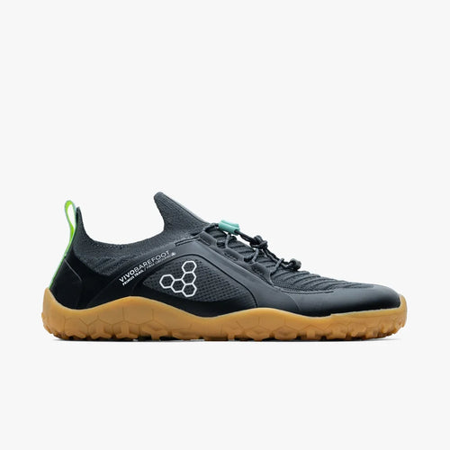 Vivobarefoot Men's Primus Trail Knit FG in Graphite Gum