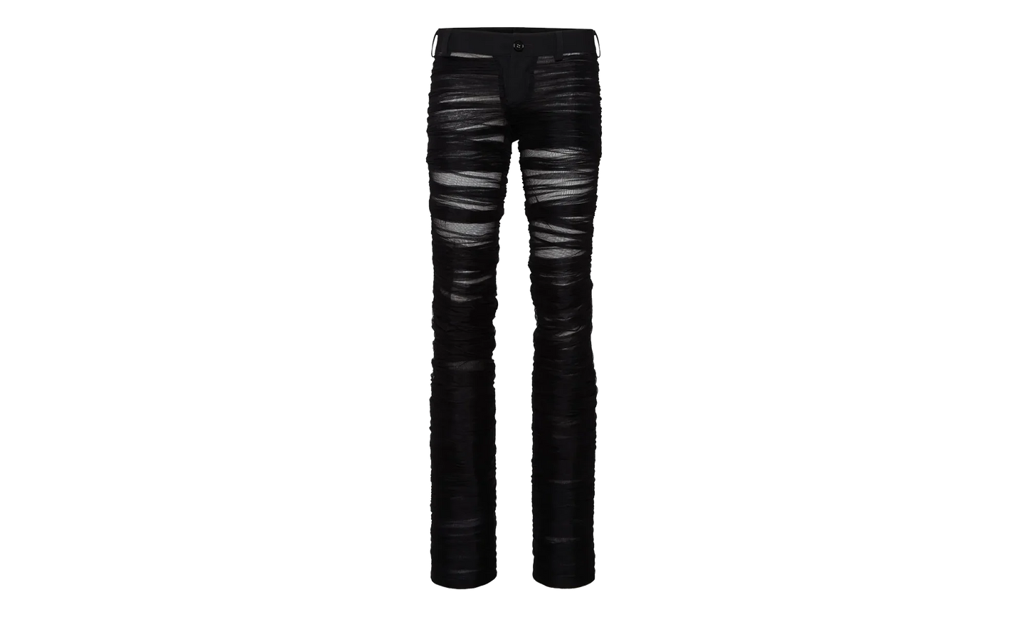 One Seam Draped Sexy Pants WMNS "Black" S72KA1281D35232900
