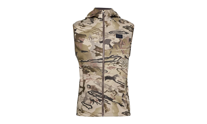 Rut Fleece Vest Hoodie "Barren Camo AFS / Black" 1356288 999