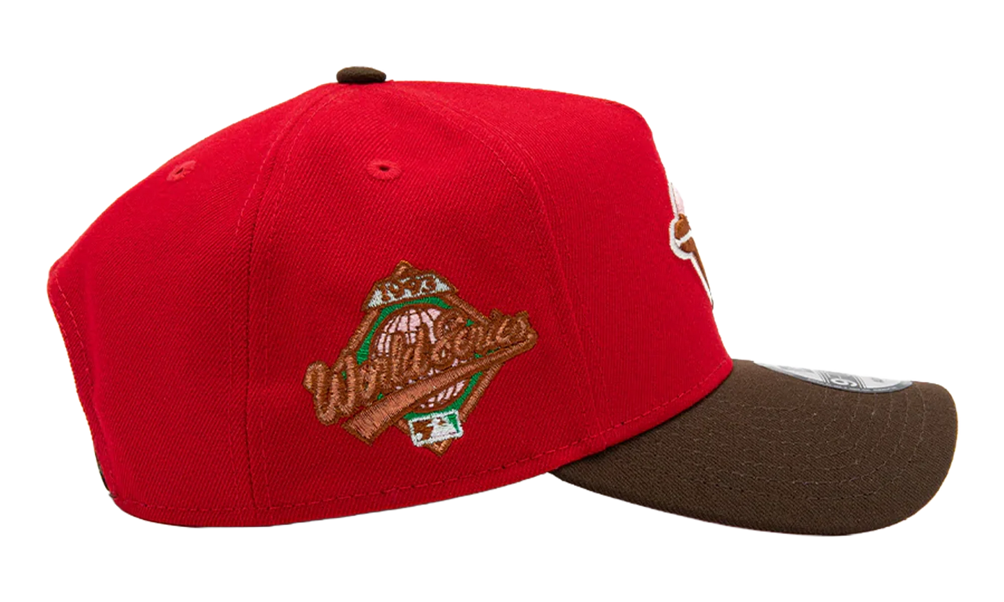 9FORTY Toronto Blue Jays A-Frame Snapback "Scarlet Walnut" NE460