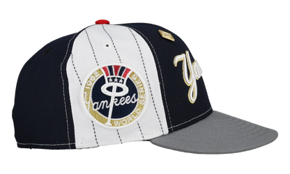 59FIFTY New York Yankees 1962 Fitted Hat "Pinstripe Pinwheel - Black / Grey" 123451297540