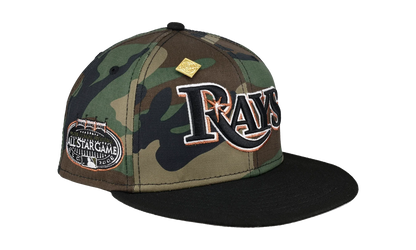 59FIFTY Tampa Bay Rays 2008 All Star Game Patch Fitted Hat "Camo" NE386