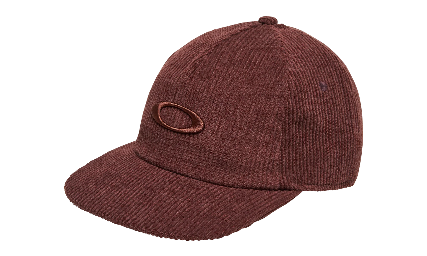 Ellipse Corduroy Snapback Hat "Grenache" FOS901670 9B2