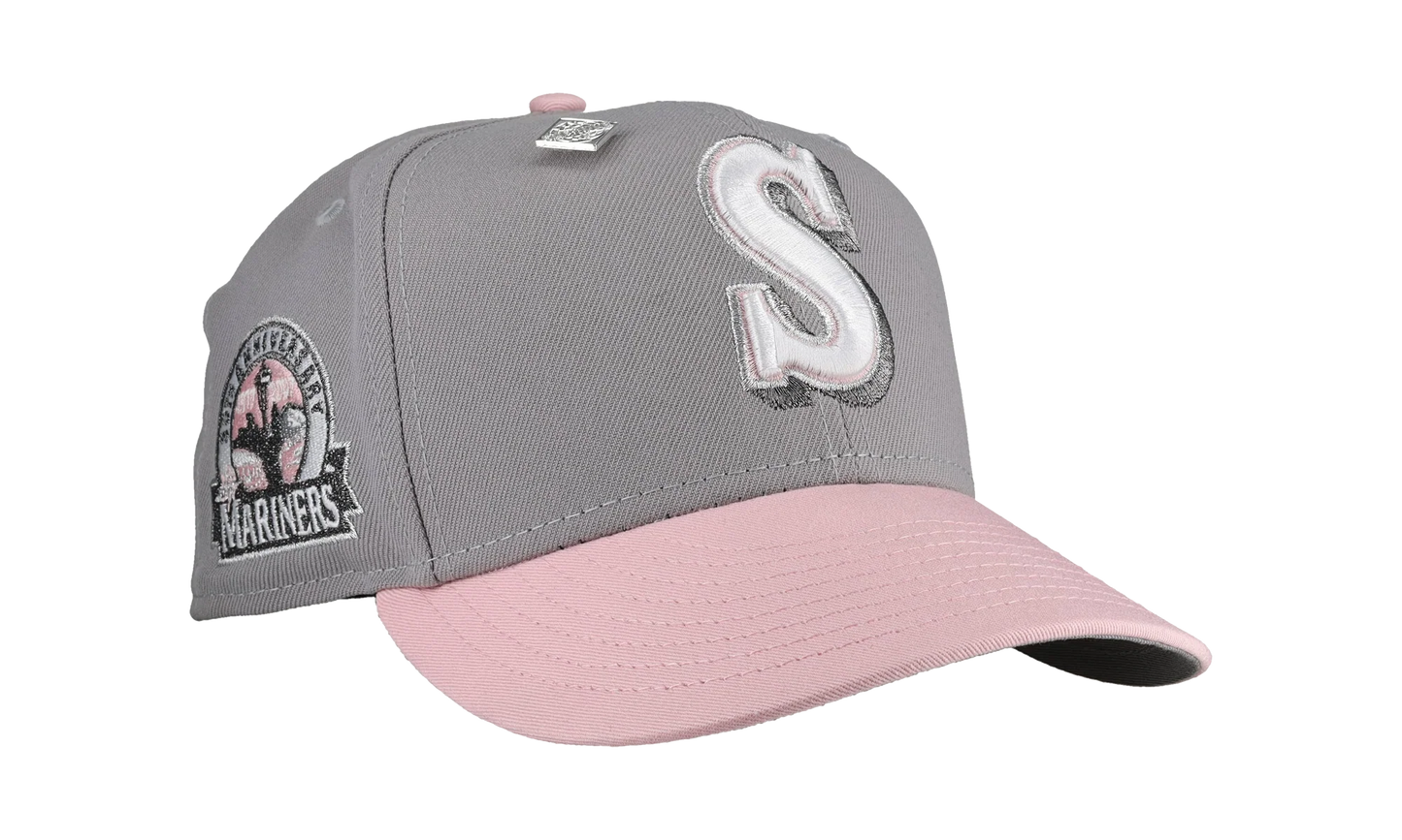 59FIFTY Seattle Mariners 30th Anniversary Fitted Hat "Gray / Pink" NE374