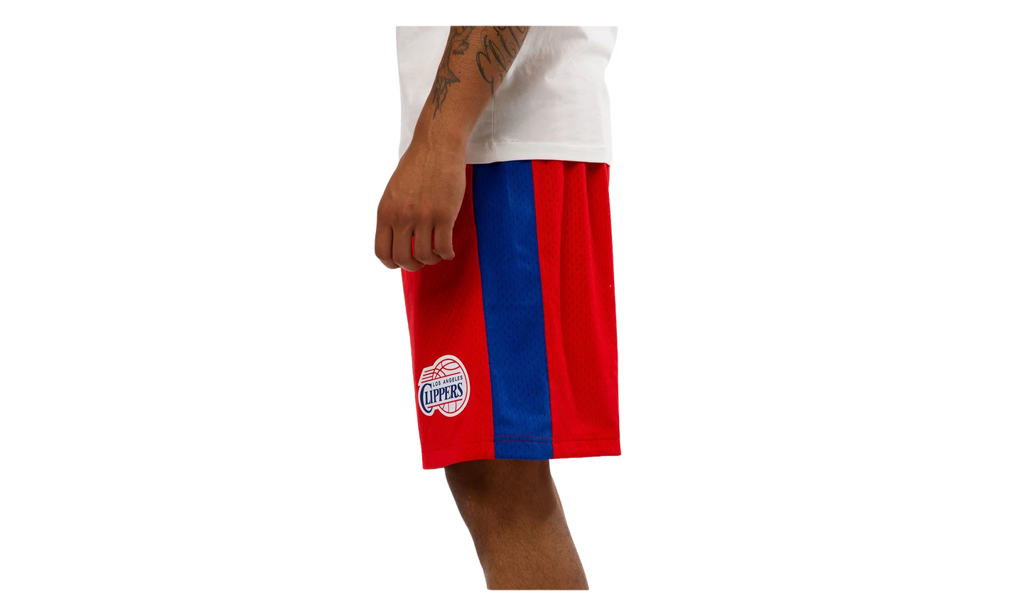 NBA Swingman Basketball Shorts "2000-01 Los Angeles Clippers - Red" LACSCAR00