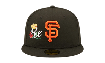59FIFTY MLB San Francisco Giants Crown 8X Champs Fitted Hat "Black" NE493