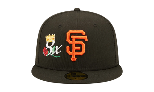 59FIFTY MLB San Francisco Giants Crown 8X Champs Fitted Hat "Black" NE493