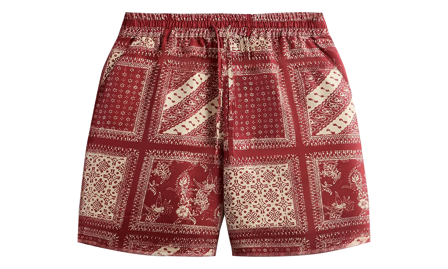 Silk Twill Lewis Shorts "Bitters" KHM060592 697