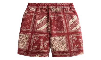 Silk Twill Lewis Shorts "Bitters" KHM060592 697