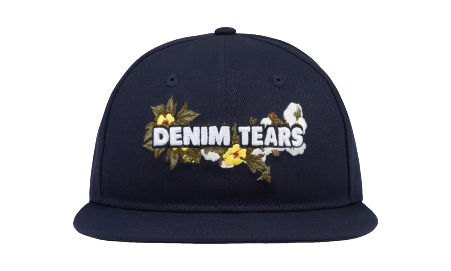 Floral Logo Adjustable Cap "New Era - Navy" DT570