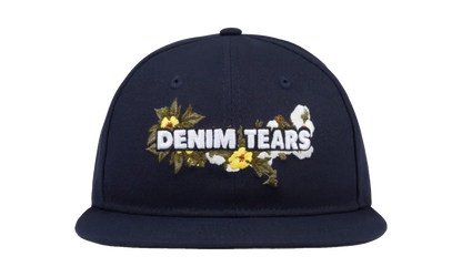 Floral Logo Adjustable Cap "New Era - Navy" DT570