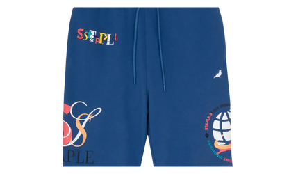 McBaine AOP Sweatshort "Blue" 354BBBBB