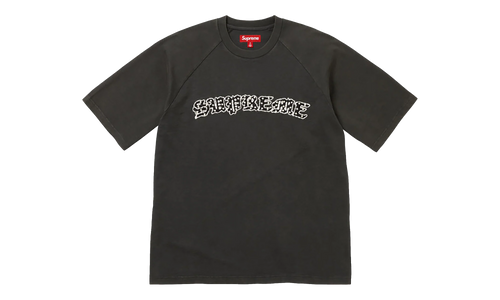 Rhinestone Raglan S/S Top "SS26 - Black" SU27321