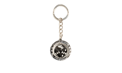 SPINNING DICE KEYCHAIN "Silver" STUS331