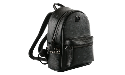 Mini Stark Side Studs Backpack in Visetos "Black" MMKEAVE16BK001