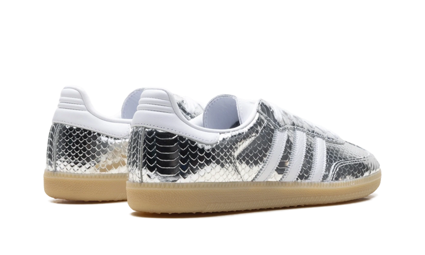 Adidas Samba OG WMNS "Patent Snakeskin Silver Metallic" IH9016