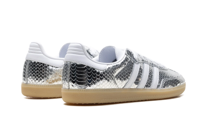 Adidas Samba OG WMNS "Patent Snakeskin Silver Metallic" IH9016