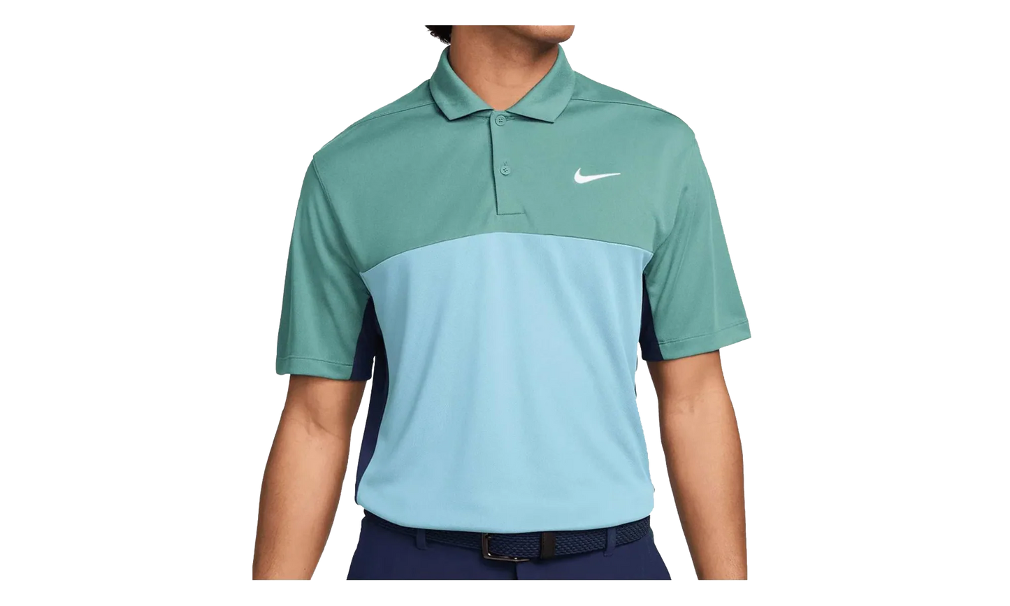 Victory+ Dri-FIT Golf Polo "Bicoastal / Midnight Navy / Denim Turquoise / White" FQ1114 361