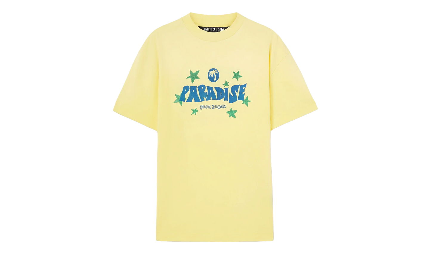 Striped Shoulder Logo Short Sleeve T-Shirt "Multicolor" PMAA071S22JER0014525