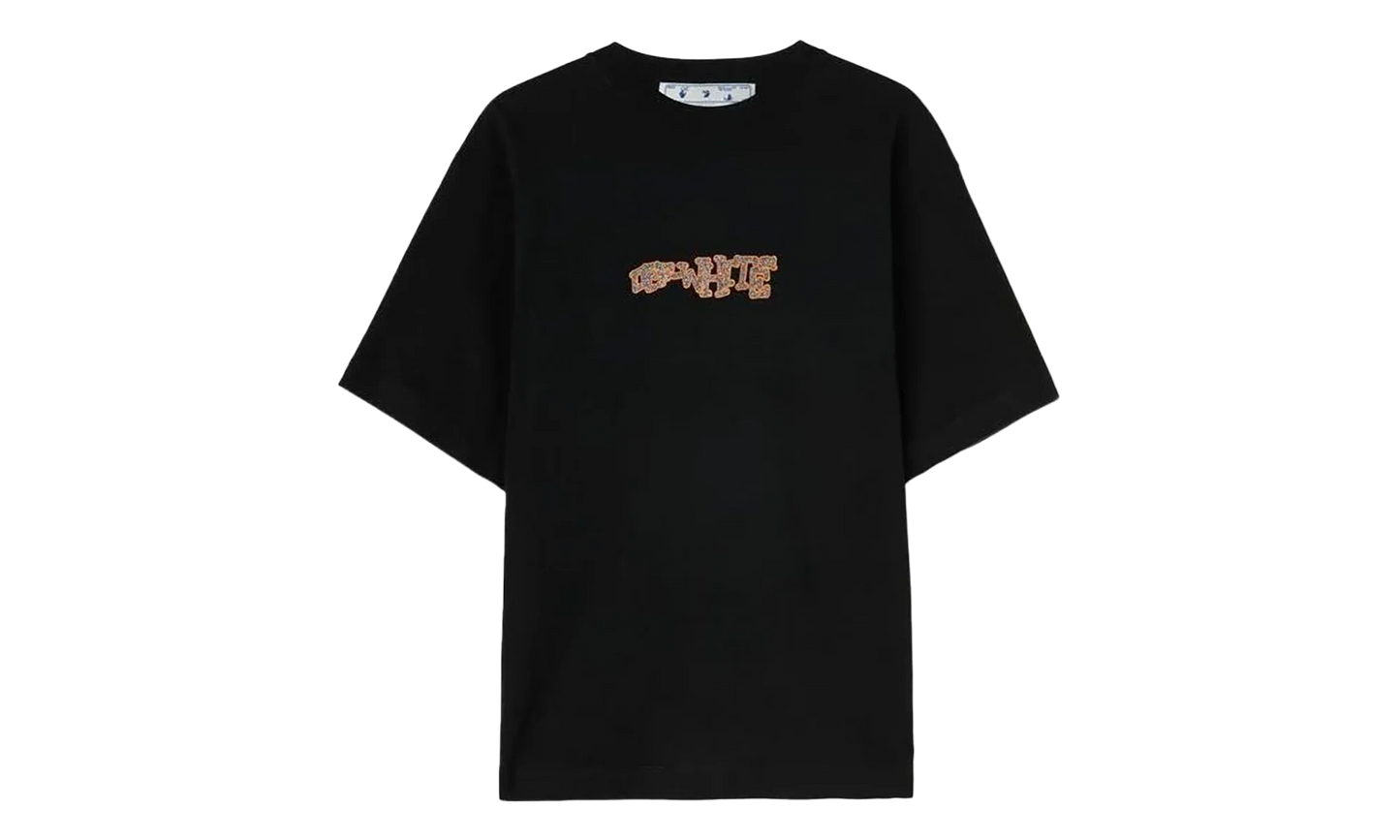 Glitz Carlos Over Skate Short-Sleeve Tee "Black / Silver" OMAA120F22JER0161072