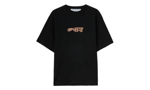 Glitz Carlos Over Skate Short-Sleeve Tee "Black / Silver" OMAA120F22JER0161072
