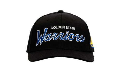 NBA Team Script 2.0 Stretch Snapback Cap "Golden State Warriors - Black" HHSS3281 GSWYYPPPBLCK